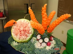 fancy culinary presentation