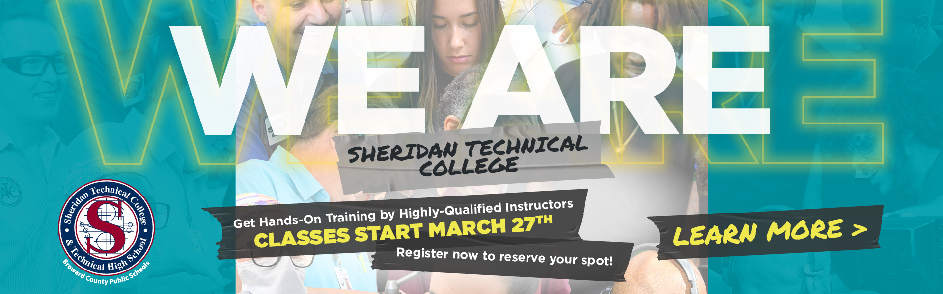 Classes start March 27th
