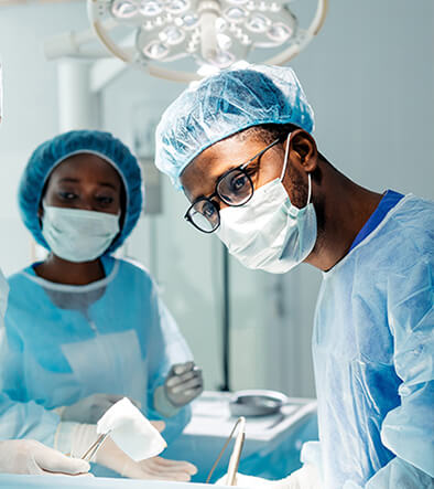 surgeons in operating room